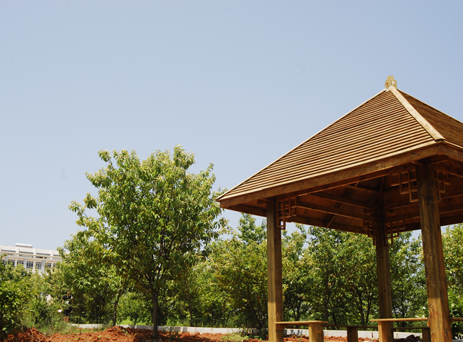 云南工商學院_涼亭